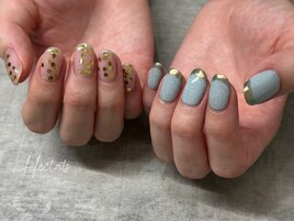 アシメネイル/ホロ/フレンチ