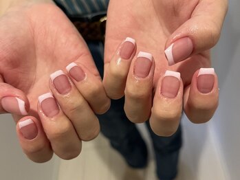 ピンクパステルフレンチ