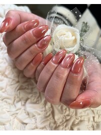 バレンタインネイル