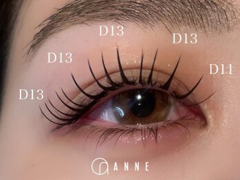 アンネ 梅田 GRACE店(ANNE)/エクパーマ180本