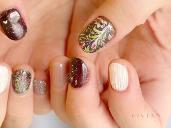 ウィリアムモリス　ブラウン　秋