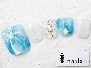 アイネイルズ 新宿店(I nails)/ヤシの木フット