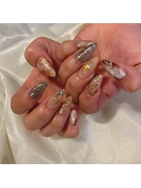 ゴールドブラウンニュアンス☆