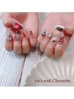 ユーズネイル シュエット(yu’s nail Chouette)/持込みバレンタインネイル