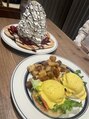 ボディケア マッサージ×ソフト整体 念願のEggs'n Things (^^♪ 想像以上のクリームタワーでした!