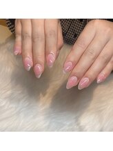 モカ 心斎橋(moca by Lee)/チークマグネットネイル