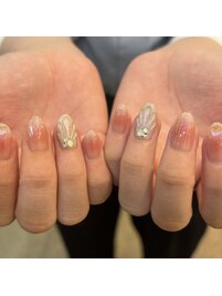 ぽわっっ♪チークネイル