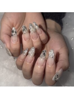 メル ネイル(Mel nail)/冬のキラキラネイル