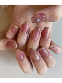 ニュアンスアートピンク