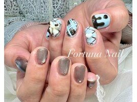 バレンタインネイル