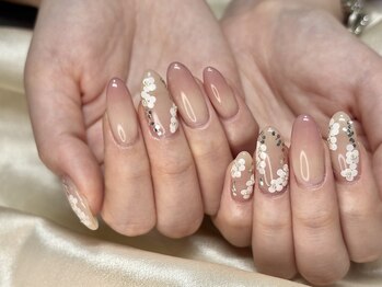 春色グラデーション×ホログラム