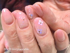 季節を楽しむ＊紫陽花ネイル