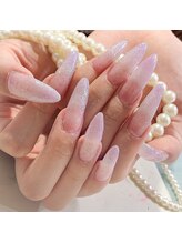 ティアリーネイル コレットマーレ店(Tiary Nail)/長さだし+ラメグラ14300円