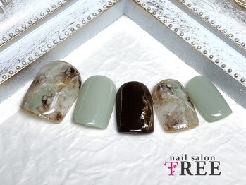 ネイルサロン トゥリー(TREE)/フットトレンド定額コース¥8800