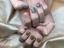 スノー ドロップ(Snow drop)/定額ネイル