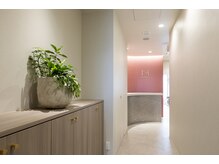 ミプラス鍼灸スタジオの雰囲気（店内入り口）