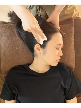 イザナイ 仙台店(IZANAI)/カッサで頭筋膜を刺激!血流促進