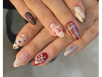 ゆびノさき イバラキシ(ibarakishi)/クリスマスネイル