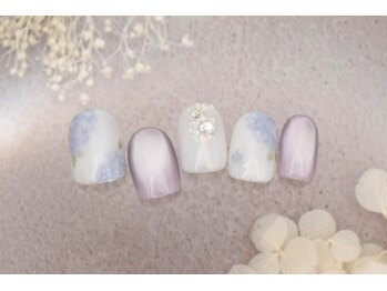 7000円　紫陽花アート　梅雨