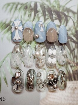 シャルム(Charme)の写真/最新パーツ多数ご用意☆マグネットカラーも豊富◎イベントにピッタリのデザインやカラーで指先を華やかに♪