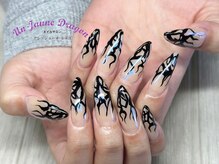 アン ジョーヌドラゴ/【ロングネイル】ブラックアート