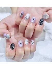 ハロウィンネイル