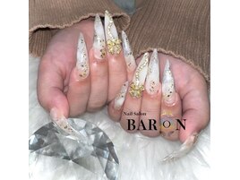 ニュアンス冬ネイル