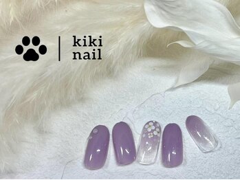 キキネイル 二子玉川(kikinail)/5.6月定額A/お花ネイル