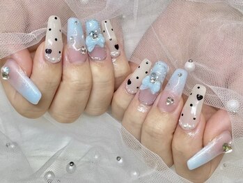 キレイエ ネイルズ(KIREIE NAILS)の写真/【スカルプメニューが豊富◎】夏休みにも!アクリルスカルプによる美しいフォルム&目を惹く魅力的な指先に◎