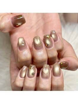 ゴールドホロフラワー