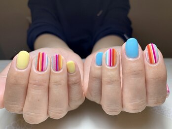 ネイルサロン プール ヴー(Nail Salon Pour Vous)/【オーダー】夏色ネイル
