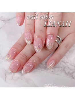 リアンナ アンド アイシンスタジオ &nbsp;甲府店(LIANAH&EYE SSIN STUDIO)/シンプルラメグラ