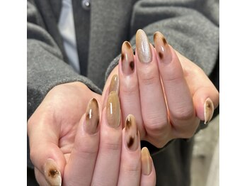 バイムーンサロン(By Moon Salon)/べっ甲ネイル