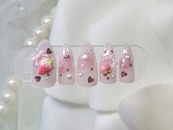 fannail【パラジェル/フィルイン/長さだし/ワンカラー/定額/ワンホン/名古屋/上前津】/定額デザインガーリー