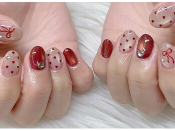 enoiマグネット×手書きリボン