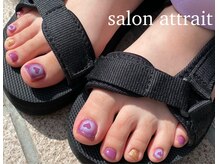 サロン アトレ(Salon attrait)/フット 定額デザインネイル