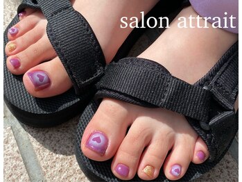サロン アトレ(Salon attrait)/フット 定額デザインネイル