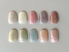 オーロラミラーネイル