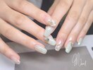 海ネイル×シェルネイル