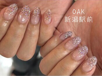 オーク 新潟駅前(OAK)/ラメグラデーション＊ピンク＊