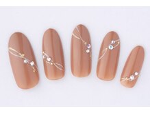 エムスラッシュ ネイル 新百合ヶ丘店(M.SLASH)/ミルクチョコレート