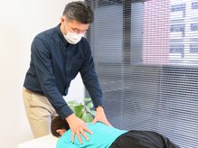 凝り固まった組織がほぐれていくように、調整をしていきます。