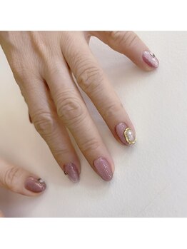 アリーマーケット リル(ALLEY MARKET .lil)/手作り天然石ビジューネイル