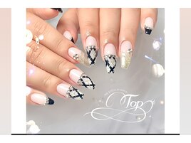 甘辛ガーリーネイル