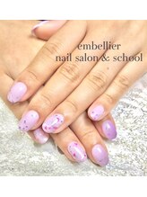 アンベリール ネイルサロンアンドスクール(embellir)/大野限定シンプルデザインコース