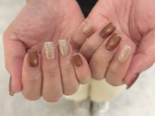 サンジュウヨン(34)/マグネット×ラメネイル　