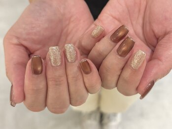 サンジュウヨン(34)/マグネット×ラメネイル