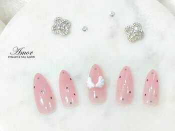 まつげエクステアンドネイルサロン アモル 恵比寿店(Amor)/定額ワンホン韓国ネイル　8900円