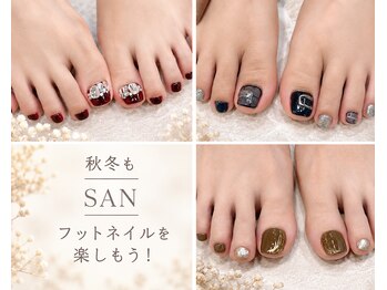 サン(SAN)の写真/秋冬も足先のオシャレしませんか?