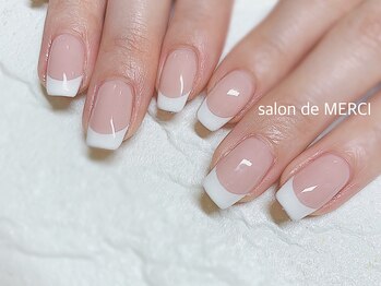 サロン ド メルシー(Salon de MERCI)/ワンカラー＋フレンチ☆